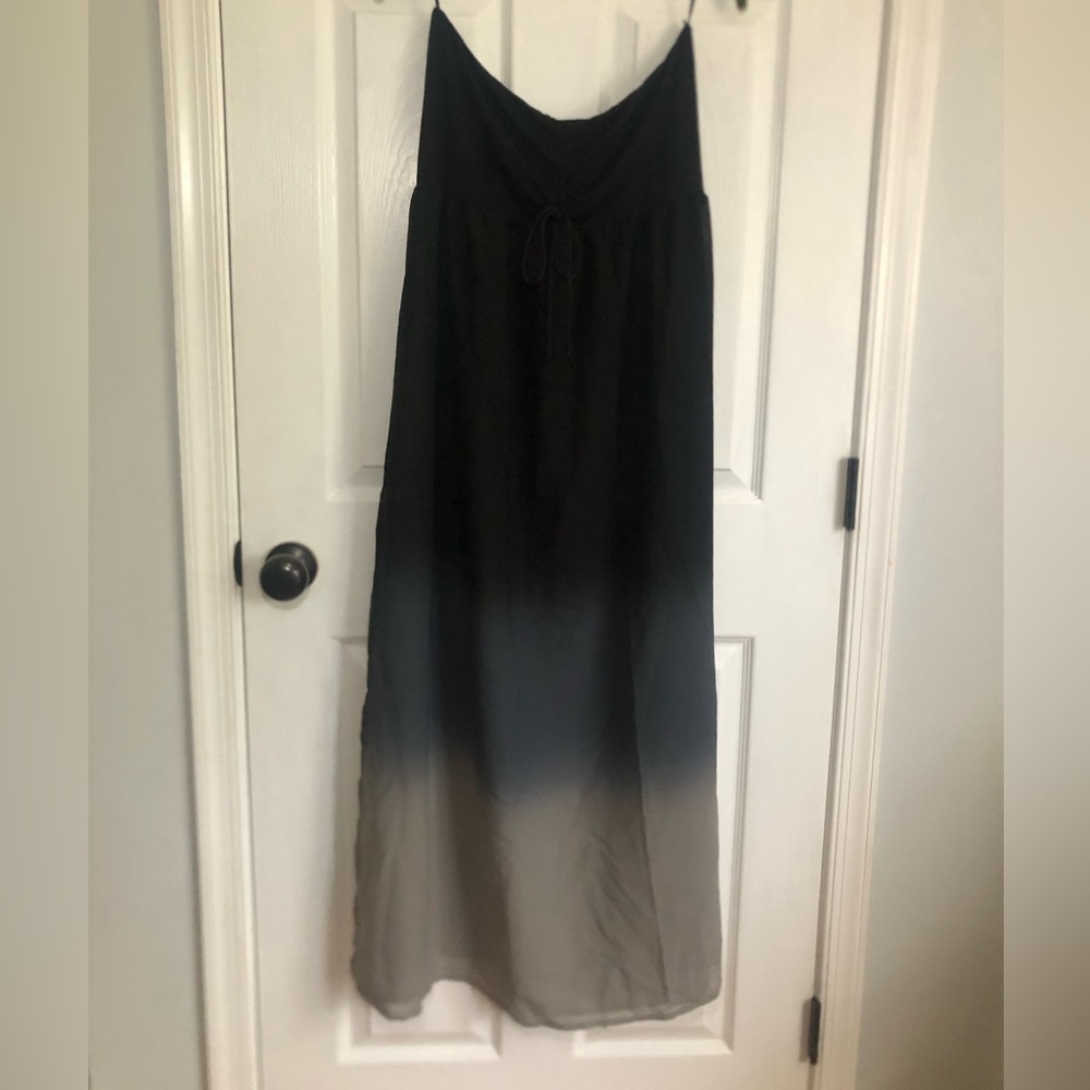 Swimsuits For All Sleeveless Tube Dress Cover Up Ombré Size 14/16